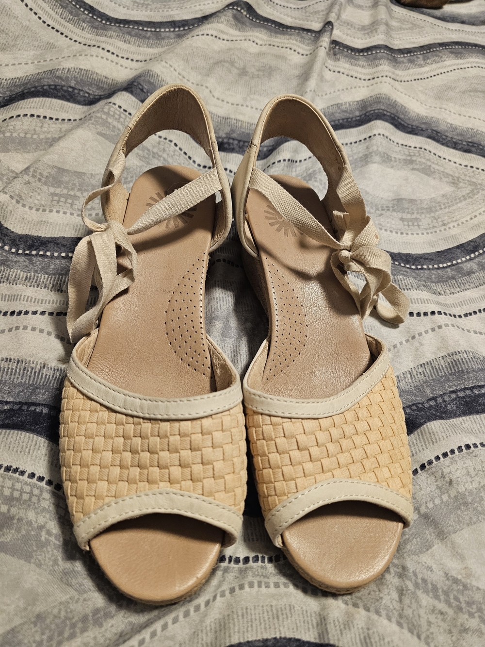 UGG "Trina" Open-Toe Wedge Sandals 💎